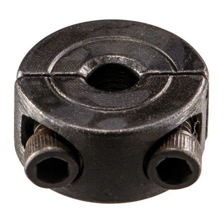 MIDWEST FASTENER 3/16" Black Oxide Steel Double Split Shaft Collar 2PK 933502